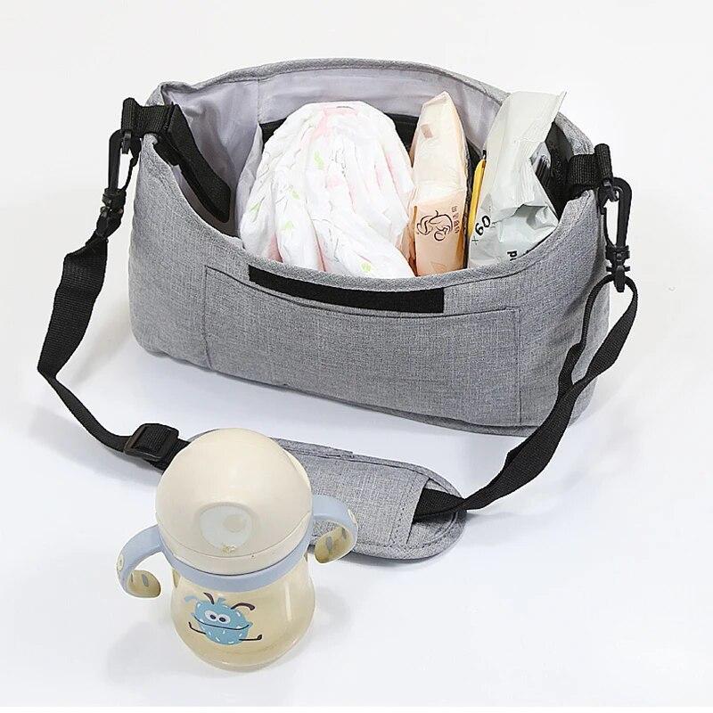 Baby Cart Hanging Bag Multifunctional Waterproof Storage Bags Large-Capacity Storage-Bag Travel Bottle Water Cup Hanging-Bag