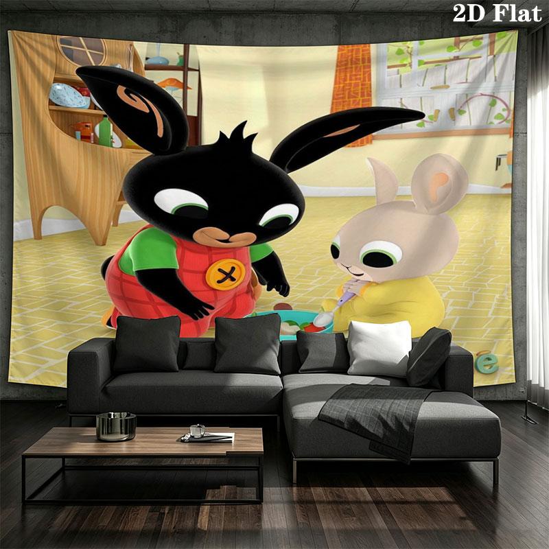 Bing Custom Name Wall Tapestry Aesthetic Wall Hanging Printed Fabric Blanket Decorative Tapestries for Bedroom Living Room Home Decor
