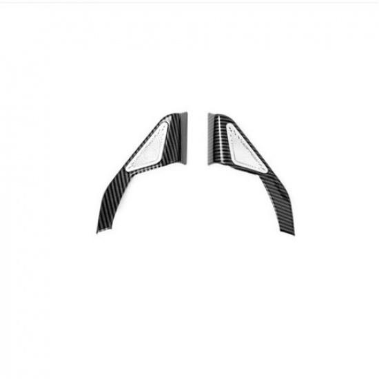 Carbon Fiber Front Window Speaker A Pillar Cover Trim For Honda Civic 2022 11th