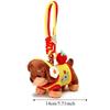 Fluffy Dachshund Plush Dog Keychain Soft Jewelry Puppy Car Key Ring Collection Girl Heart Animal Puppy Dolls Keyring