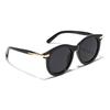 Glasses Square Semi-Metal Retro Face Cover Large Frame Sunglasses Men'S Street Personality Sunglasses Women