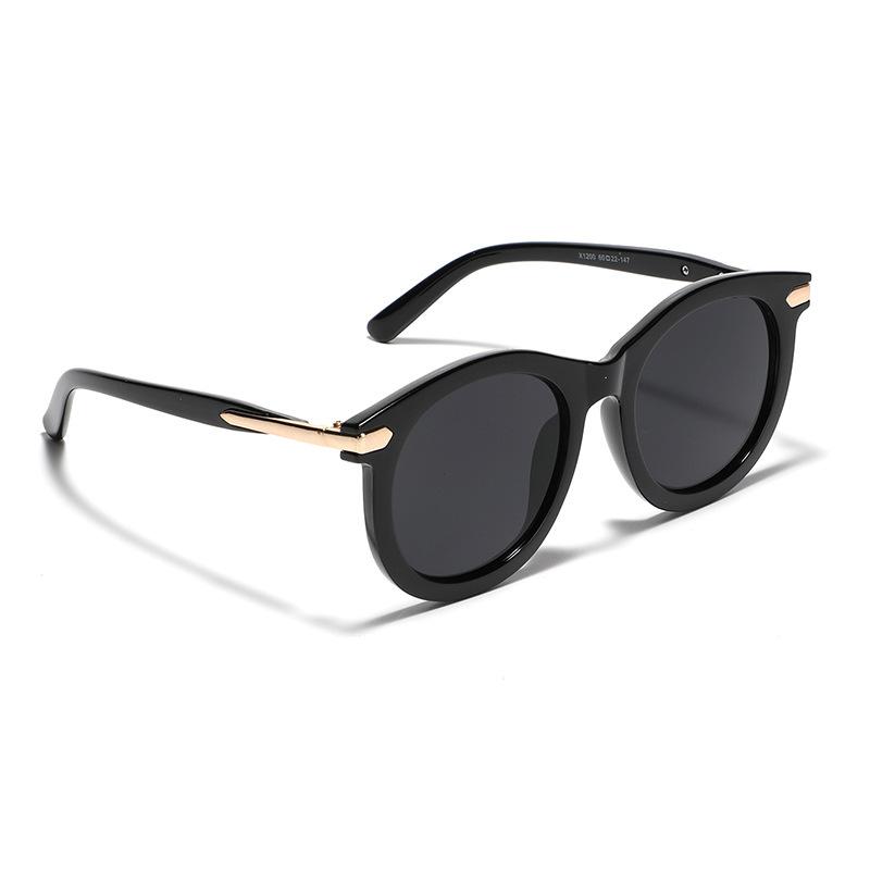 Glasses Square Semi-Metal Retro Face Cover Large Frame Sunglasses Men'S Street Personality Sunglasses Women