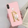 Чехол для Xiaomi Mi A2 A 2 Lite A1 A 1 MiA2 MiA1 с милыми буквами, силиконовый бампер из ТПУ, мягкая задняя крышка для Xiaomi Mi 5X 6X, чехол для телефона