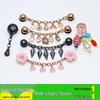 2024 Metal Chain 3D Shoe Flowers & Buckles Accessories