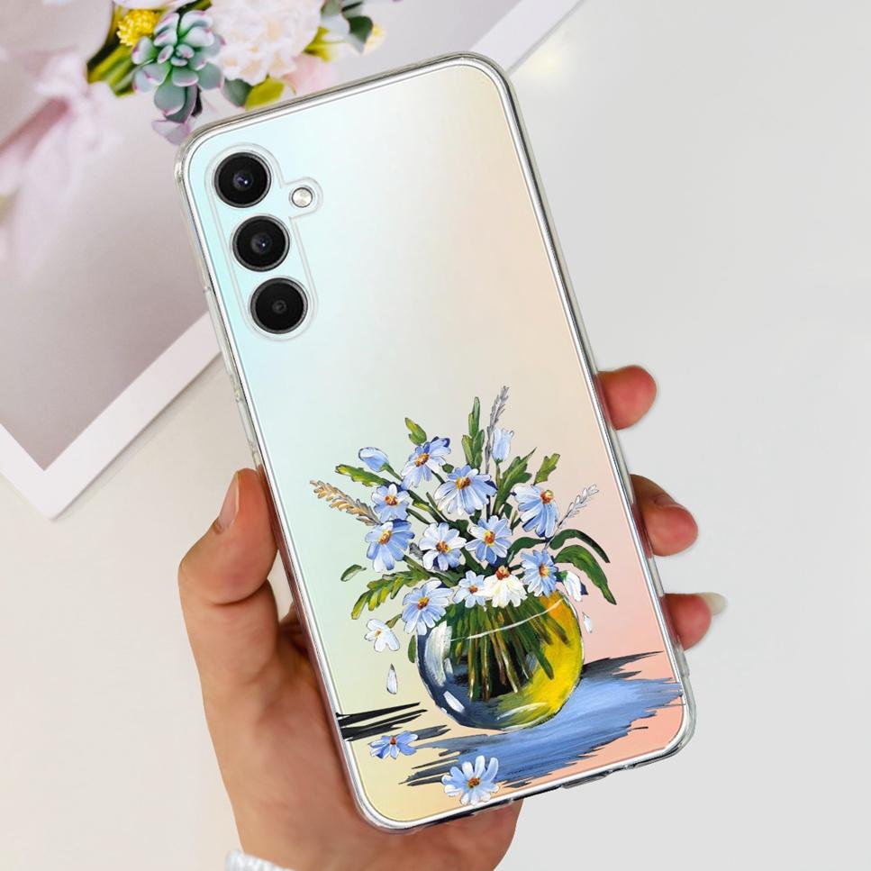Чехол для Samsung Galaxy A34 5G 6.6" Милый Кот Астронавт Мягкий Силикон ТПУ Чехол для Samsung a34 A34 5G Ударопрочный Чехол для Телефона Funda