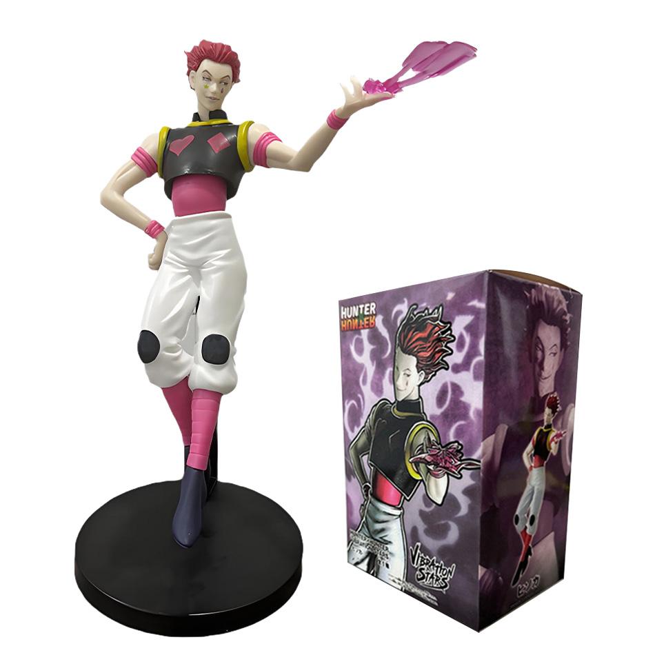 14 см Аниме Фигурка Hunter×Hunter Призрачная труппа Хисока Фигурка Экшн Подставка для лапши Украшение комнаты Подставка для лапши ПВХ Модель Игрушки
