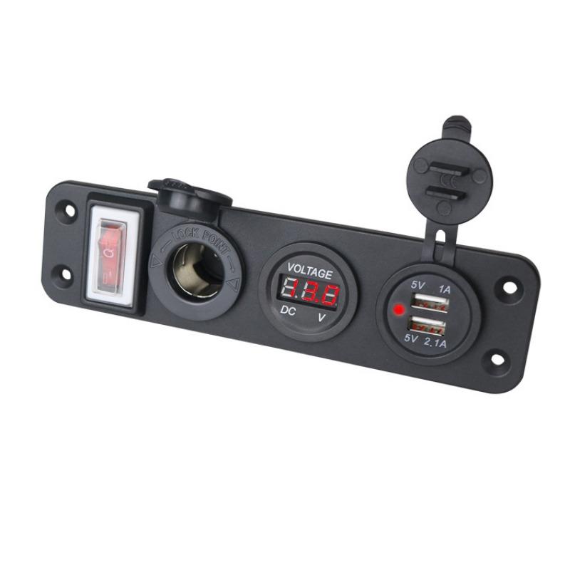 12 В/24 В двойной USB зарядное устройство розетка адаптер разветвитель автомобиль грузовик лодка водонепроницаемый электронное зарядное устройство