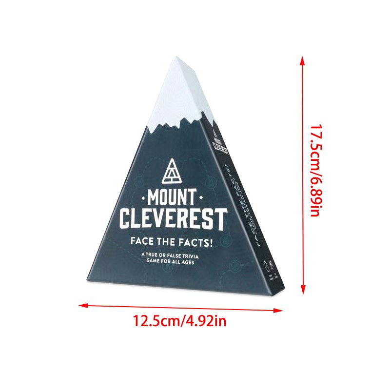 Самая умная горная игра «Правда или ложь» Веселая игра для взрослых и детей Семейная карточная игра Дорожные вечериночные игры Подарок для мальчиков и девочек
