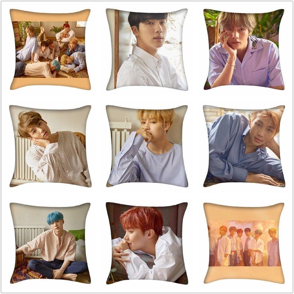 Bts Pillow Kpop Case Bangtan Boys Doublesided Love Yourself Pillow Cover