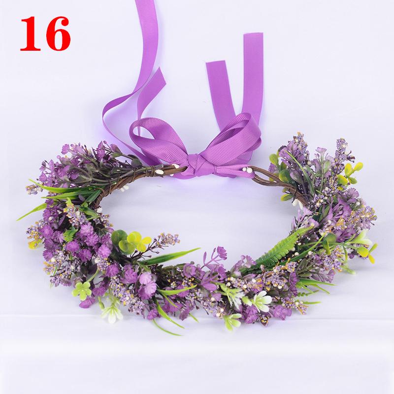 1шт повязка на голову для женщин модная цветочная повязка на голову фотосессии диадемы венок цветок свадьба доступно несколько вариантов