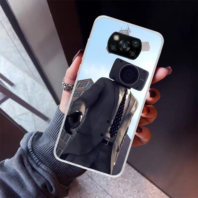 Чехол для мобильного телефона S-Skibidi Toilet для Xiaomi Poco X7 X6 X5 Pro F7 Ultra Redmi 15C 15 13 13C 12 12C 10 10A 10C 9 9A 9C 9T S