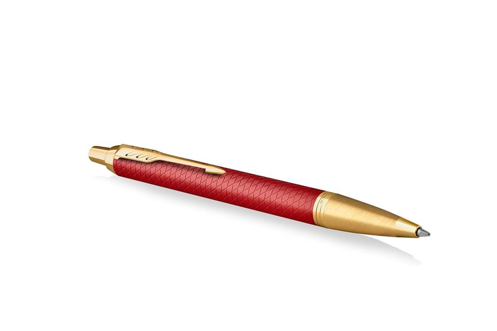 PARKER Ballpoint Pen IM Premium Matte Red GT Medium Gift Boxed 2172749 Oil-Based