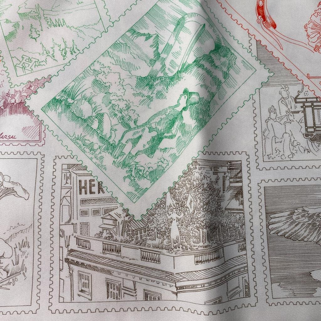 Used HERMESscarf Silk Women