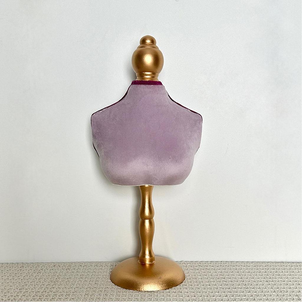 Bust Necklace Display Stand Chain Jewelry Holder Organizer Elegant for Showcase