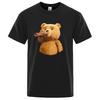 Mens And Womens Short Sleeved Motorcycle Tshirts Cartoon Couple Outfits Unisex Street Clothing Kawai Ted2 Bear Designer Y2k