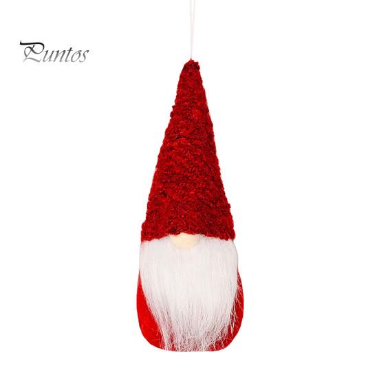 Рождественские подвесные украшения в виде гномов, плюшевые украшения в виде гномов, статуэтка безликого гнома ручной работы для украшения стены, дерева, камина, окна