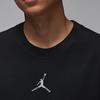 Jordan Спортивная футболка с логотипом Dri-FIT, быстросохнущая, с круглым вырезом, мужская, топы, черная, белая, HJ2398010
