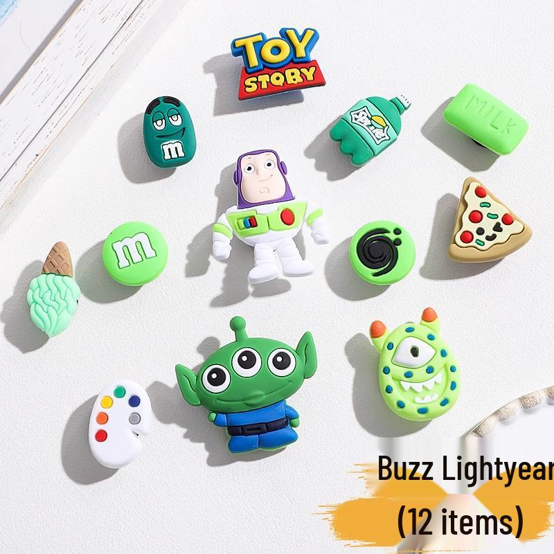 2025 Милые декоративные пряжки-цветы для обуви - Аксессуары для обуви с отверстиями