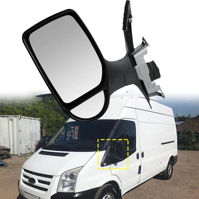 Переднее, Правое/Левое Ручное Зеркало Заднего Вида с Коротким Кронштейном для Двери для Ford Transit MK6 2000-2006/MK7 2006-2014