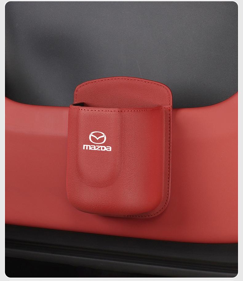 Автомобильные сумки-органайзеры для бутылок с водой, напитков и телефонов: Совместимо с Mazda 3, Axela, CX-5, CX-4 и Mazda 6.