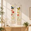 2 Pieces Handwoven Textile Wall Hanging Handmade for Bedroom