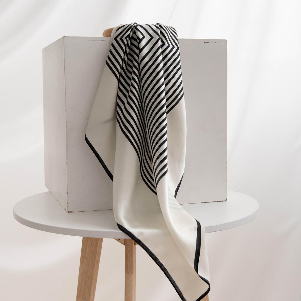 Шелковый шарф из тутового шелка для свекрови и подарок для старших Тонкий солнцезащитный женский квадратный шарф Элегантный и универсальный