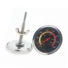Bimetal Oven Thermometer with Bracket Base Dial Display Temperature Meter for Barbecue Grill