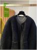 Plus Size Faux Lamb Wool Winter Coat for Women - Thick, Loose, and Warm