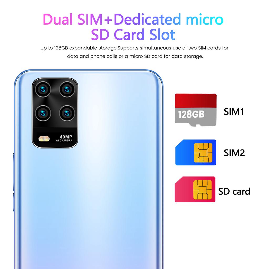 7,5-дюймовый HD+ME10 MTK6799 Мобильные телефоны 8 ГБ ОЗУ 512 ГБ ПЗУ 8 МП+16 МП смартфон