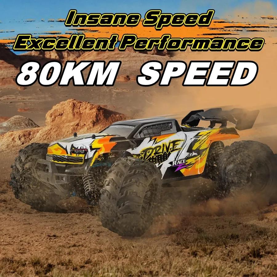 Радиоуправляемая машина 4WD Внедорожник 4x4 RC Высокоскоростной Багги Грузовик Супер Бесколлекторный 50 или 80 км/ч Быстрая Дрифт Гонки Игрушка Дети Взрослые