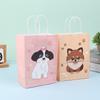6 шт. бумажный пакет для собак с ручкой, сумка для конфет на день рождения собаки, сумка для детского дня рождения, сувениры на свадьбу, принадлежности для детского душа