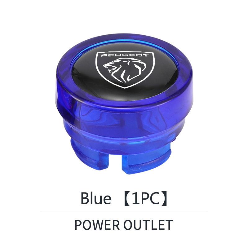 1pcs Car Cigarette Lighter Plug DustProof Cover Protector Cap For New Peugeot 407 508 2008 5008 307 YC 308 3008 206 207 208 107 106