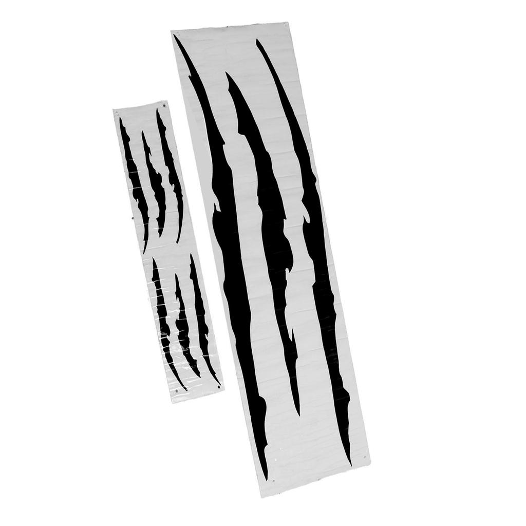 2 шт. наклейка на капот автомобиля в стиле когтя, универсальная наклейка на капот двигателя для автомобиля, черная