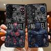 Чехол для телефона Marvel Deadpool Sipiderman для Samsung Galaxy A73 A33 A34 A36 A35 A17 A52 A16 A15 A54 A56 A55 A14 A23 A52S A72