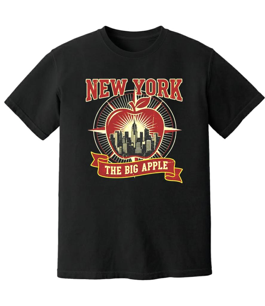 New York City Vintage Retro Big Apple Adult Tees