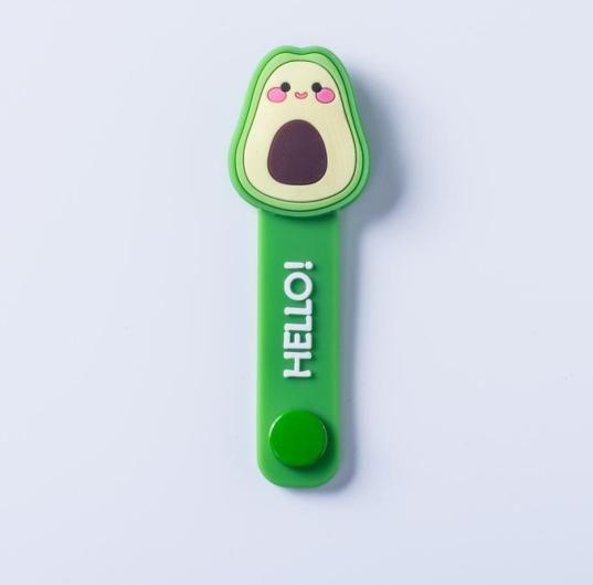 Силиконовый портативный мультяшный кабельный намотчик