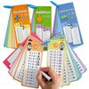 15pcs 1-12 Maths Table Cards Self Check Math Learning Tool Montessori Mathematical Teaching Aids Add&Subtract or Multiply&Divide Set