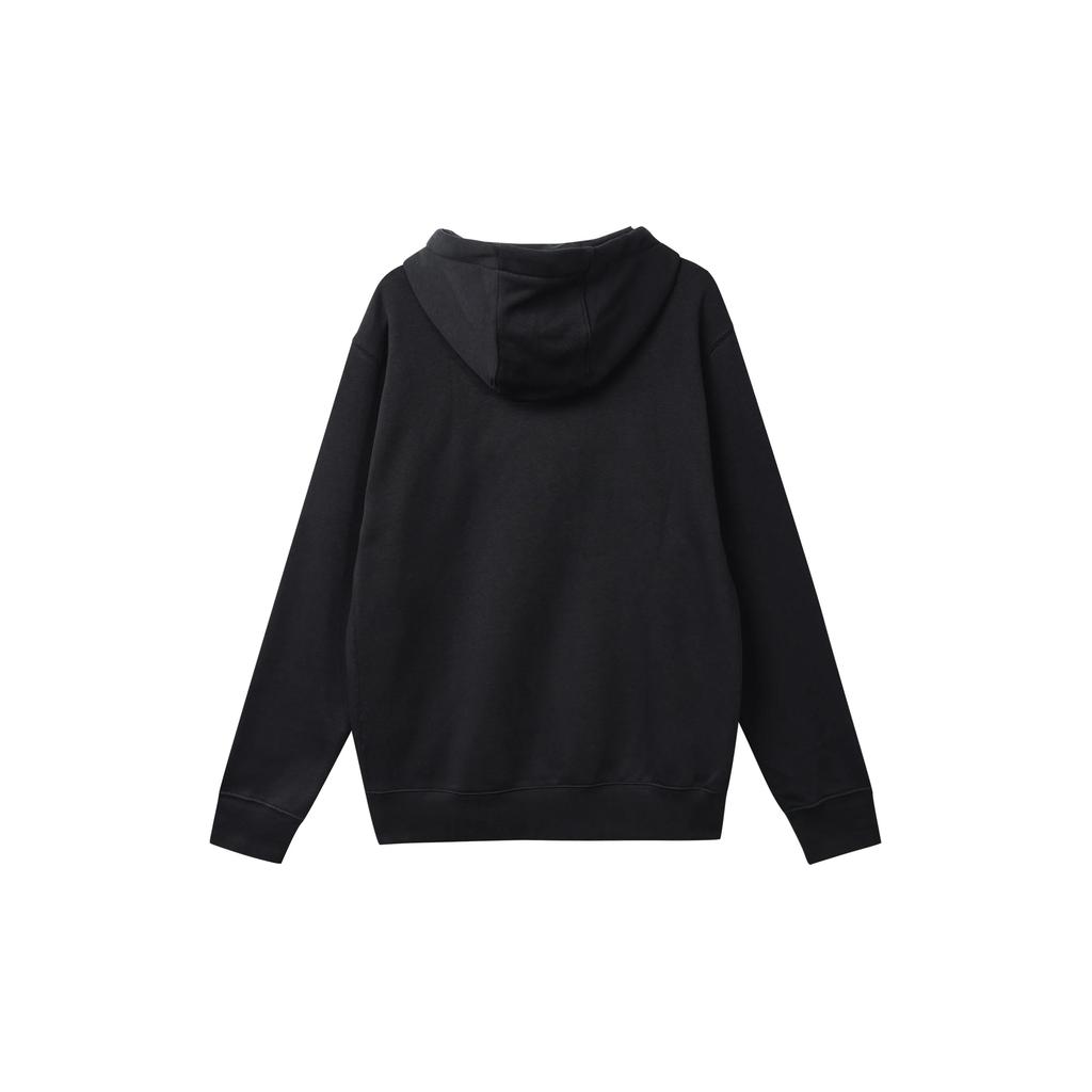 Nike Логотип Письмо Американский Винтаж Вышитое Худи и Флис Теплые Брюки с Манжетами Комплект Толстовки Мужской Комплект Толстовки Черный DX0542-010+CD3130-010