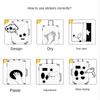 10/65PCS Halloween Stickers Cat and Skull Graffiti Stickers Water Bottle Laptop Mobile Phone Skateboard Suitcase Kids Adult Stickers