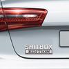 3D Большой Размер SHITBOX Edition Эмблема ABS Значок на Автомобиль Наклейки на Задний Багажник Боковую Часть Кузова Автомобиля Наклейка на Транспортное Средство Для Автомобилей Грузовиков S
