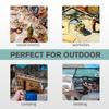 Camping Sink 17L Portable Hand Wash Station With Towel Holder Soap Dispenser And Rolling Wheels Outdoor Sink For Events Gatherings Worksite