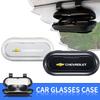 1Pcs Car Sun Visor Glasses Storage Box Holder Organizer Car for Chevrolet Spark Silverado Trailblazer Cruze Captiva Car Stickers