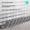 Dajiang Bathroom Non-Slip Mat, Toilet Shower Room Anti-Fall Non-Slip Pad, Water-Resistant Interlocking Design, 50x80cm