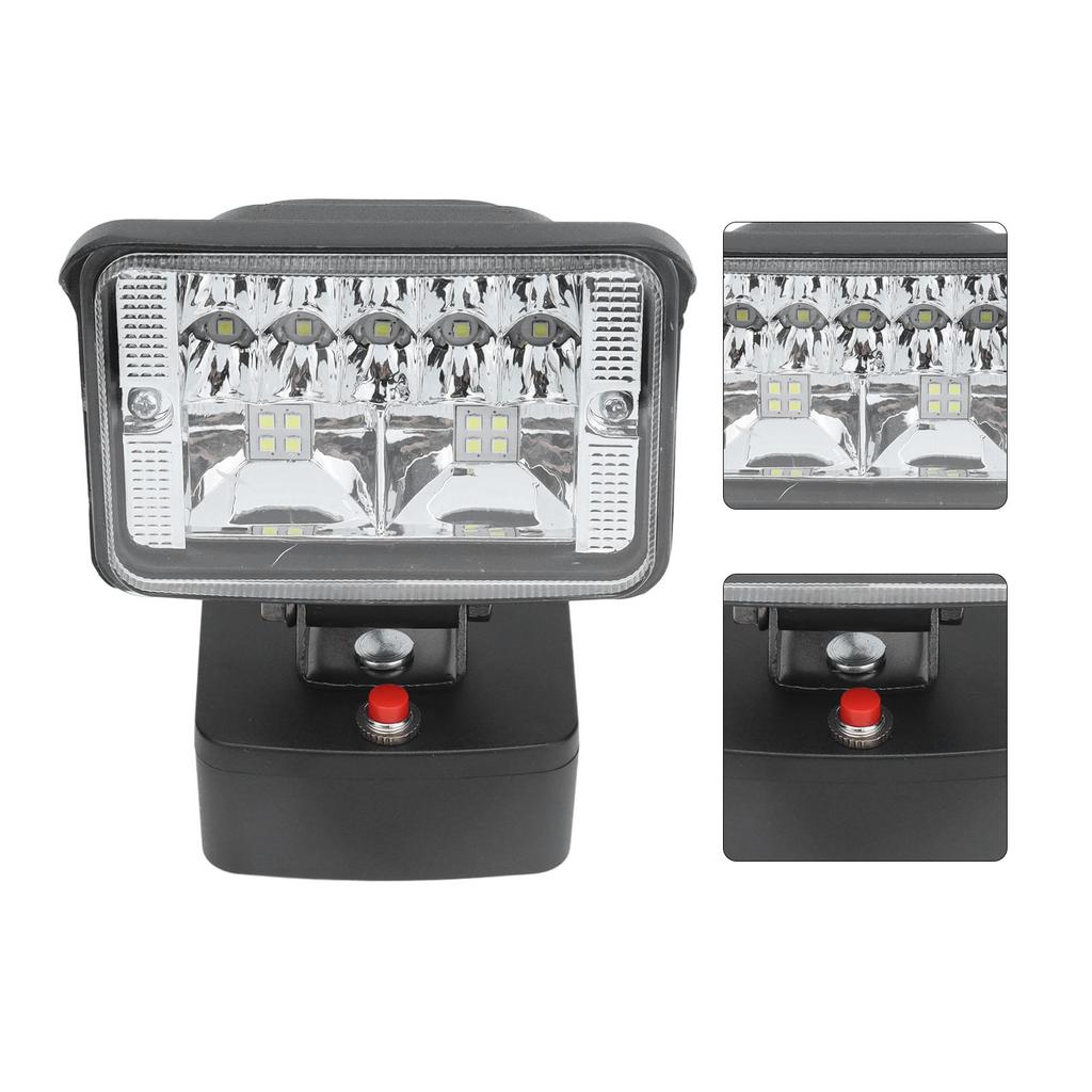 Светодиодный рабочий фонарь для улицы, портативный 11 Вт для литиевой батареи Milwaukee 18 В M18