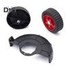 Lawn Mower Auxiliary Wheels Universal Lawn Mower Support Wheels Easy Install Grass Trimmer Wheels Attachment for Comfortable Mowing