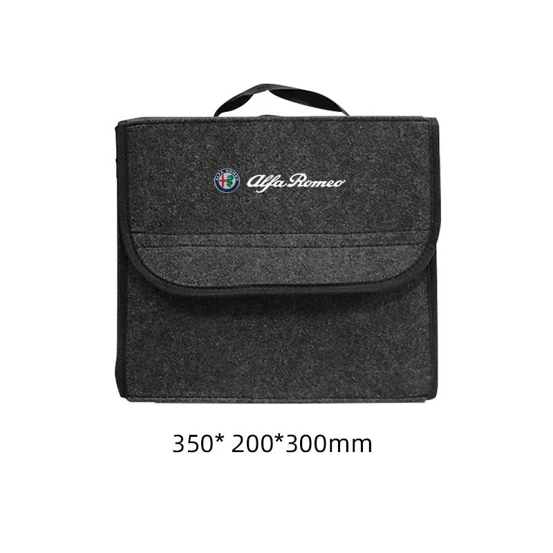 YCSBJ1 Car Trunk Storage Box Organizer Foldable Stowing Tidying Container Bag For Alfa Romeo Sportiva Giulia Giulietta 159 156 Stelvio