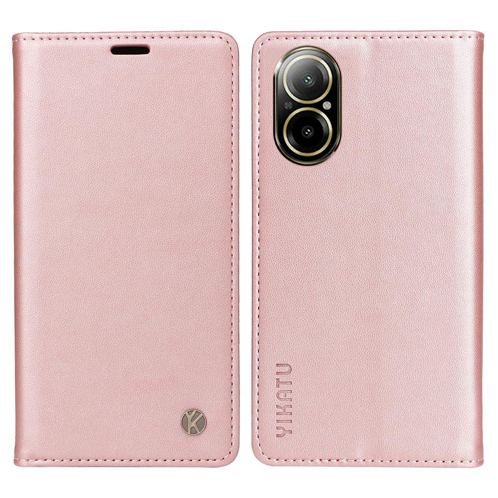 YIKATU YK-001 For Realme C67 4G Case Shockproof Leather Wallet Phone Cover