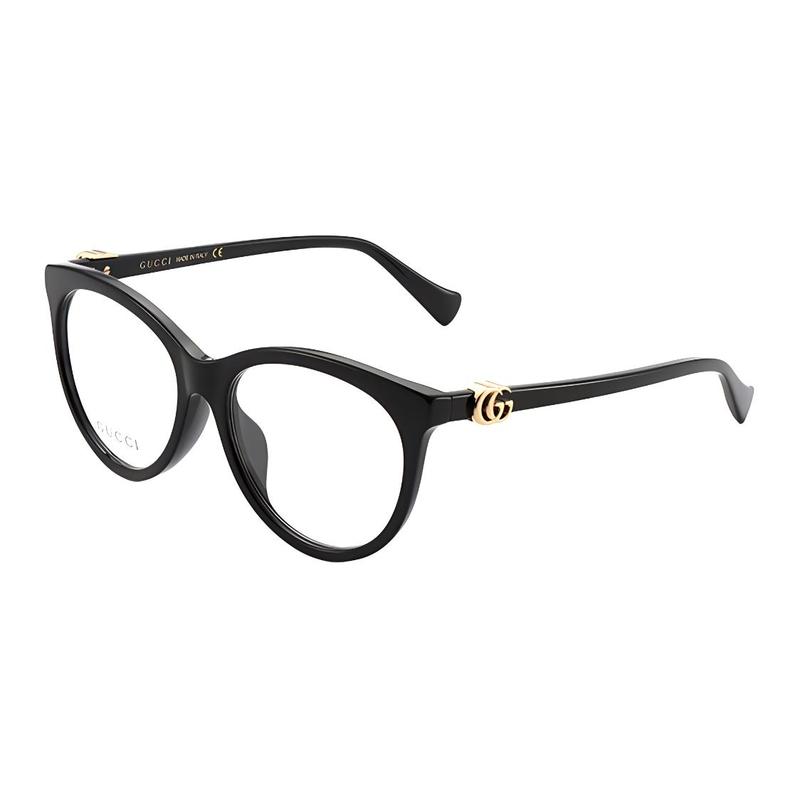 Gucci Logo side mark decoration butterfly optical glasses frame women's black Black 54mm glasses case (random size and color) + glasses cloth