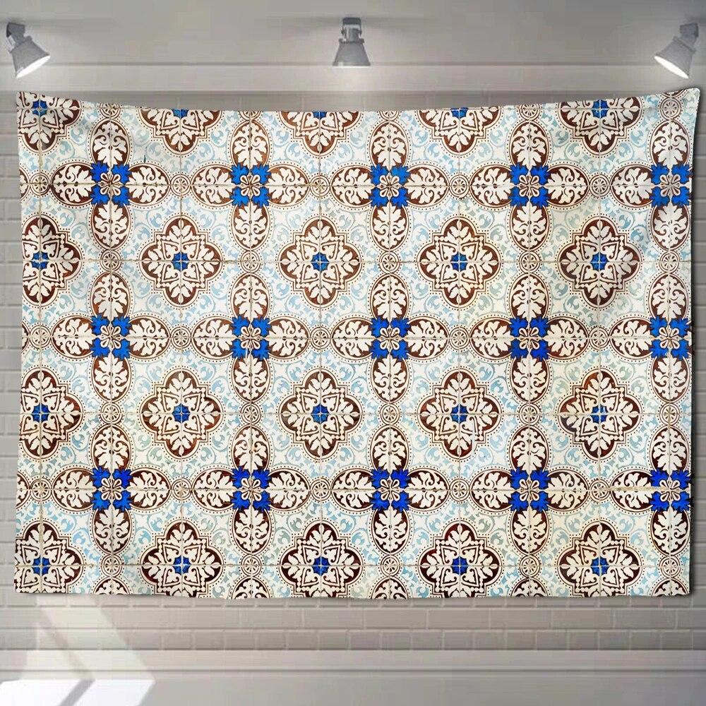 Mandala Tapestry Wall Hanging Psychedelic Bohemian Yoga Shawl Cushion Mattress Room Home Decoration Hanging Cloth