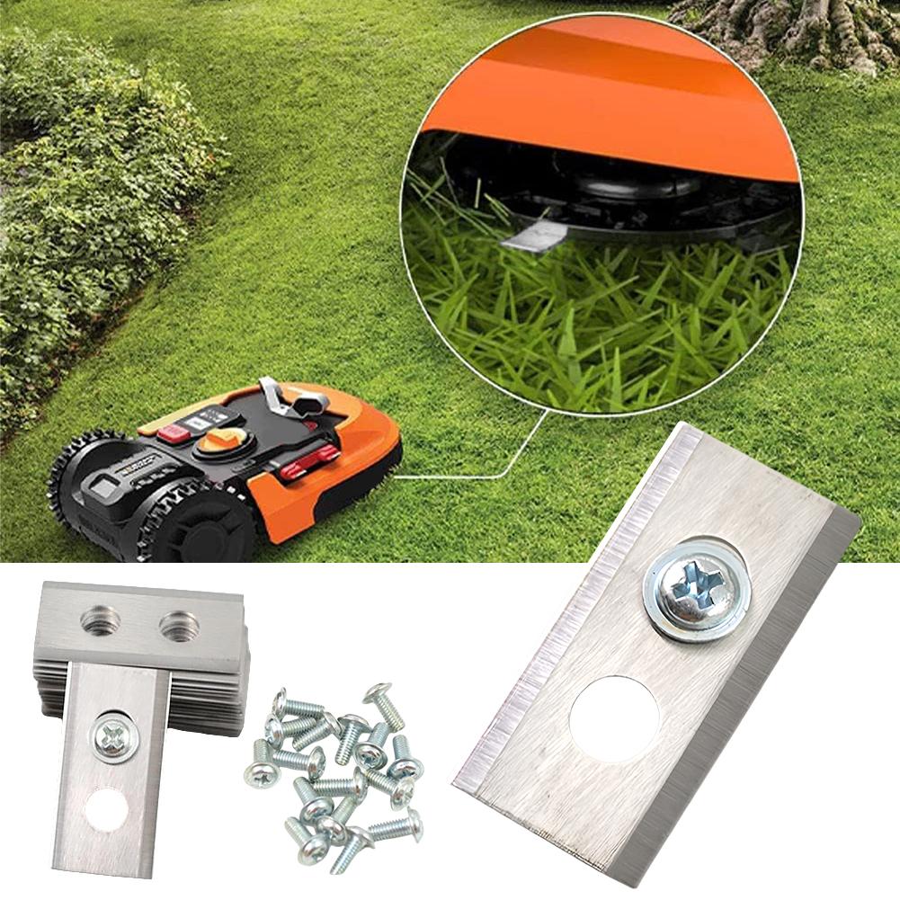 36 шт. Металлические сменные лезвия с шайбами и винтами, лезвие для стрижки газона, набор лезвий из нержавеющей стали для робота Mammotion Luba